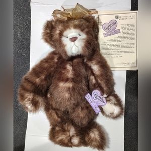 Annette Funicello collectible bear Coco #C37345 NIB, NWT, COA
